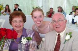 Jocelyn and grandparents.