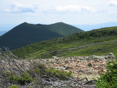 a mountain with 2 peaks